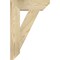 Ekena Millwork Traditional Slat Rough Sawn Bracket, Douglas Fir, 4"W x 16"D x 24"H BKT04X16X24TRA06RDF - alternate 2